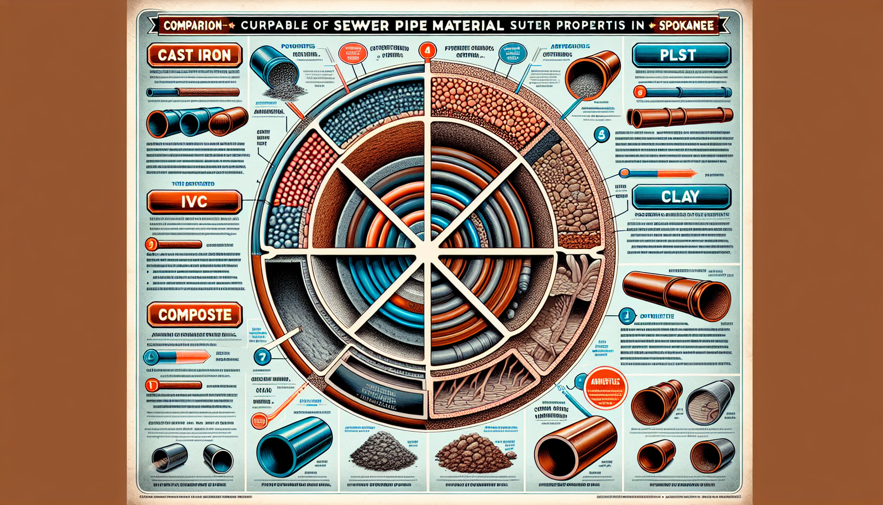 Choosing the Right Sewer Pipe Material for Spokane Properties