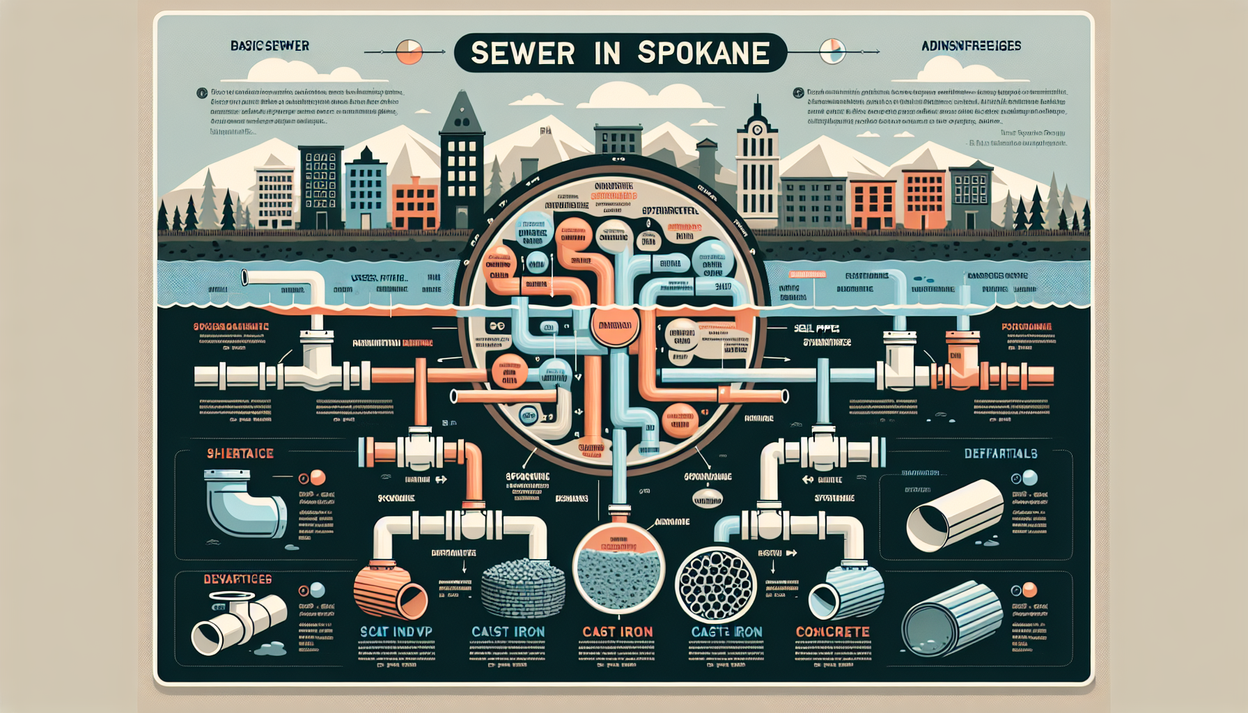 Comparing Sewer Pipe Materials in Spokane: A Basic Guide