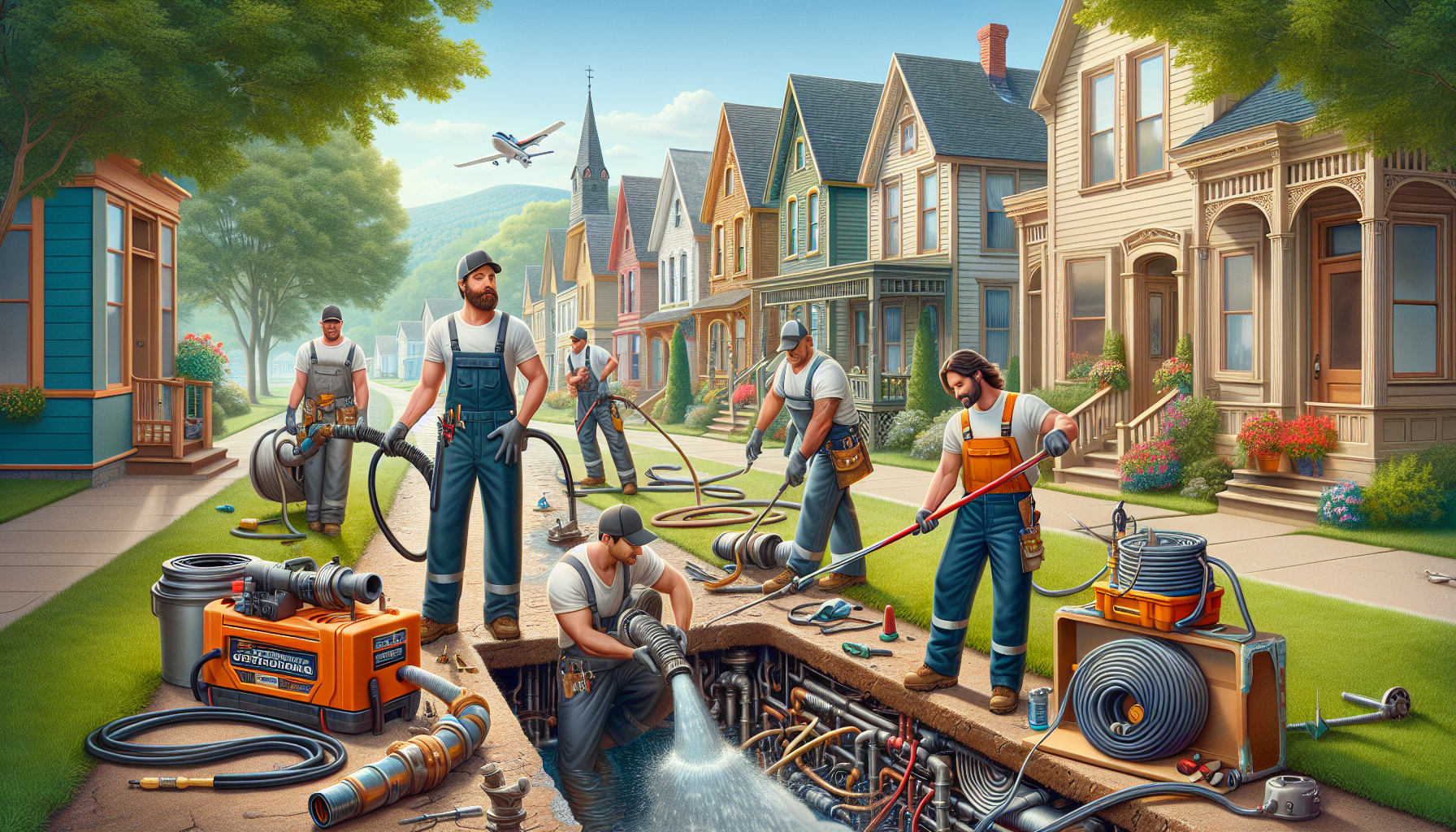 Professional drain cleaning in Pomeroy
