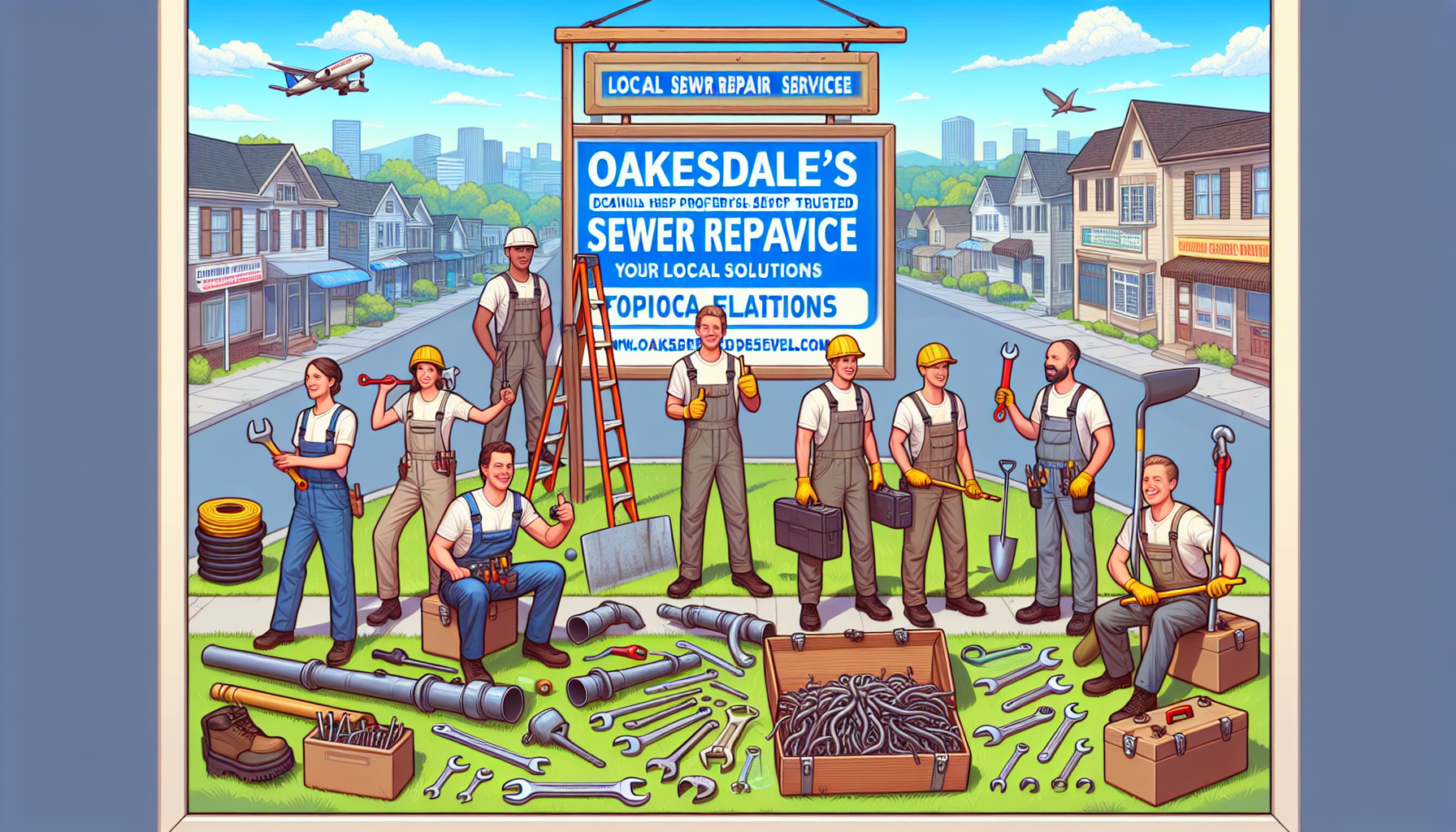 Depend on Oakesdale's top sewer repair services for quick