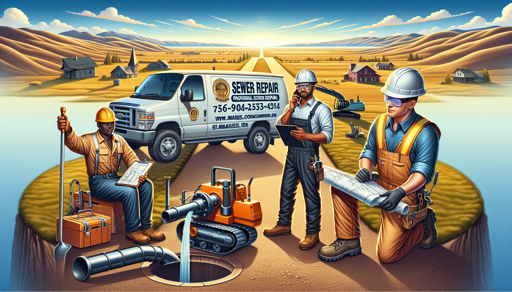 Expert sewer repair services in St. Maries