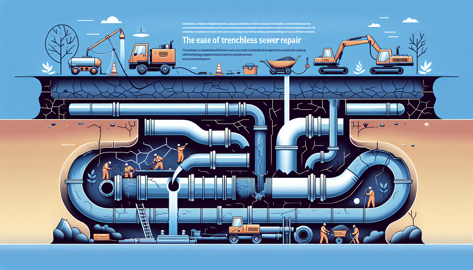Discover the benefits of trenchless sewer repair with Colbert's No-Dig Solution - a hassle-free